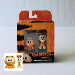 The Garfield Movie Baby Garfield & Baby Odie Mini Figure Set